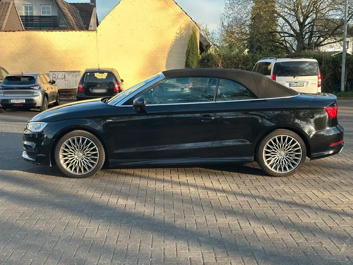 Gebraucht Audi A3 Cabriolet S-Line 150 PS (110 kW) 2015 Schwarz Cabrio