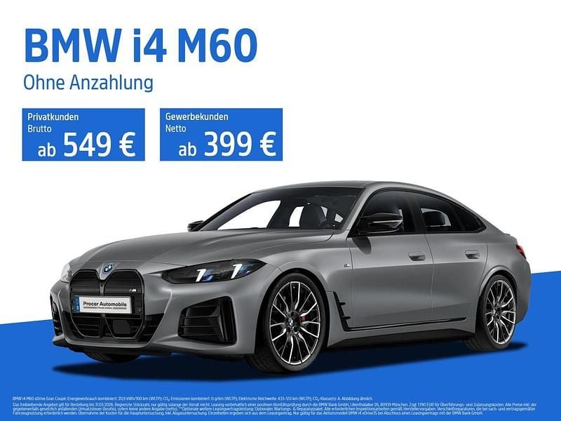 Neu BMW i4 442 kW (601 PS) 2026 Grau Limousine