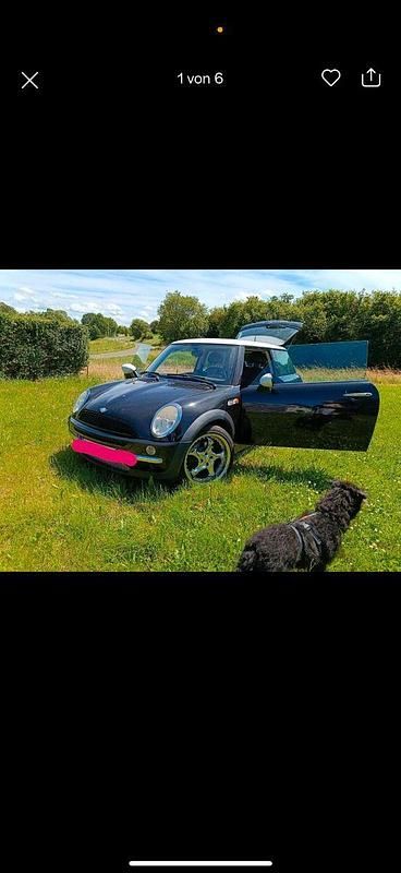 Schwarz Gebraucht 2001 Mini Cooper Kleinwagen | 1.300 € - Bild 1/4