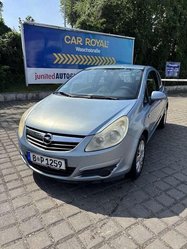 Blau Gebraucht 2008 Opel Corsa Limousine | 500 € (Superpreis) - Bild 1/4