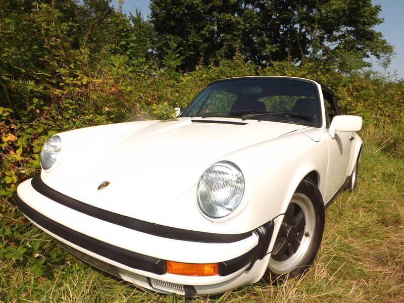 Weiß Gebraucht 1986 Porsche 911 Carrera Cabriolet Cabrio | 66.666 € - Bild 1/4