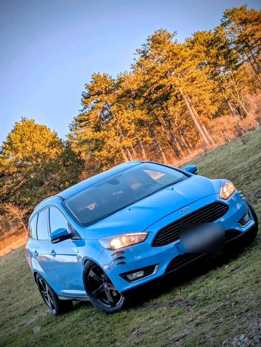 Gebraucht Ford Focus 125 PS (91 kW) 2016 Blau Kombi