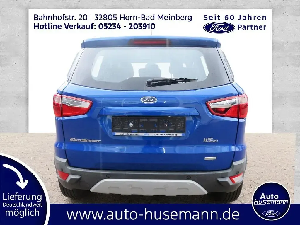 Brugt Ford Ecosport Titanium 125 HK (91 kW) 2016 Blå SUV