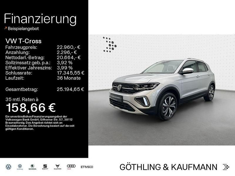 Silber Gebraucht 2024 VW T-Cross Style SUV | 22.960 € (Fairer Preis) - Bild 1/4