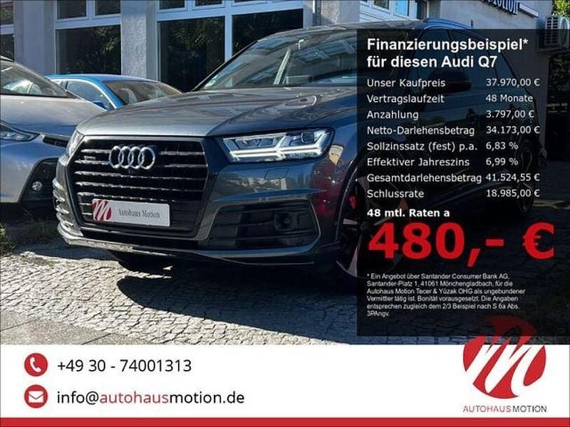 Daytonagrau perleffekt Gebraucht 2017 Audi Q7 S-Line SUV | 37.970 € (Fairer Preis) - Bild 1/4
