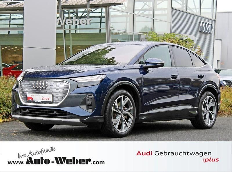 Blau Gebraucht 2022 Audi Q4 Sportback e-tron Ambiente SUV | 28.460 € (Guter Preis) - Bild 1/4