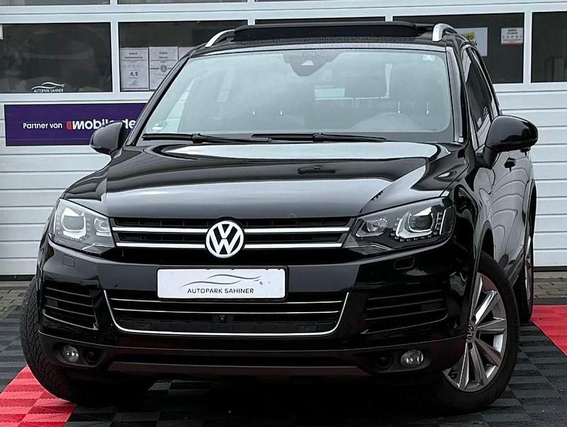 Schwarz Gebraucht 2013 VW Touareg SUV | 7.949 € - Bild 1/4