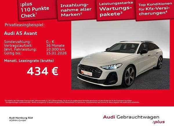 Gebraucht Audi A5 Ambiente 204 PS (150 kW) 2025 Weiß (2y gletscherweiß metallic) Kombi