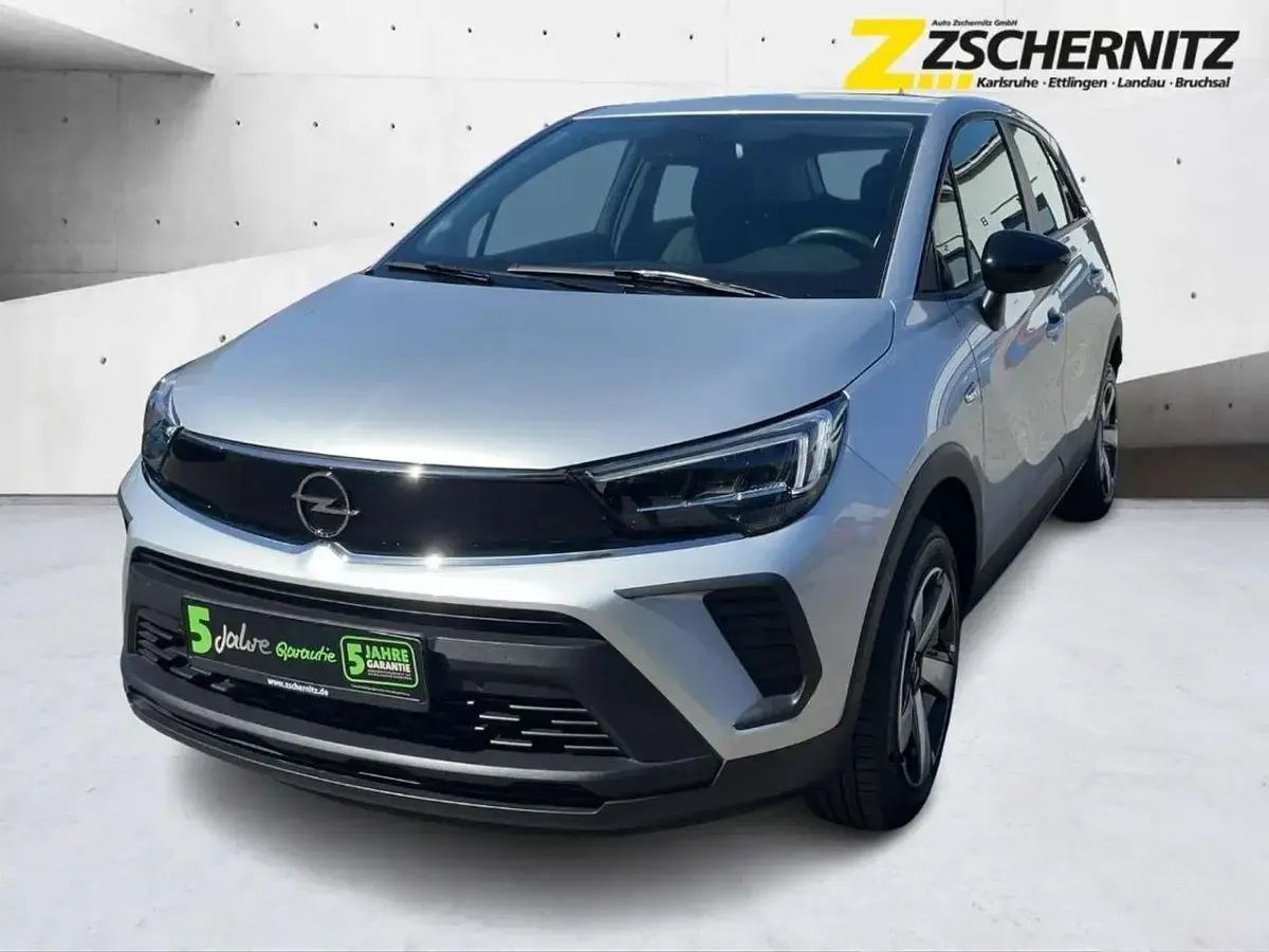 Gebraucht Opel Crossland X Enjoy 110 PS (80 kW) 2024 Lackierung aluminiumgrau/meta SUV