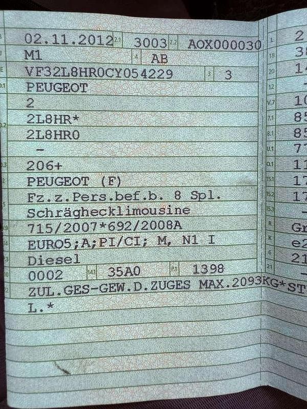 Gebraucht 2012 Peugeot 206+ Kleinwagen | 2.600 € (Fairer Preis) - Bild 1/4