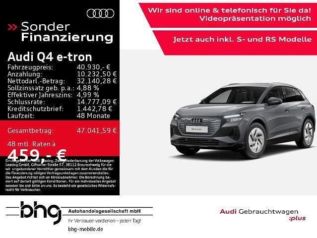 Kieselgrau Gebraucht 2025 Audi Q4 e-tron Sport SUV | 40.930 € (Guter Preis) - Bild 1/4
