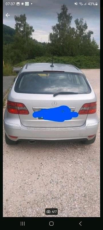 Gebraucht Mercedes B160 95 PS (69 kW) 2011 Grau Van / Kleinbus