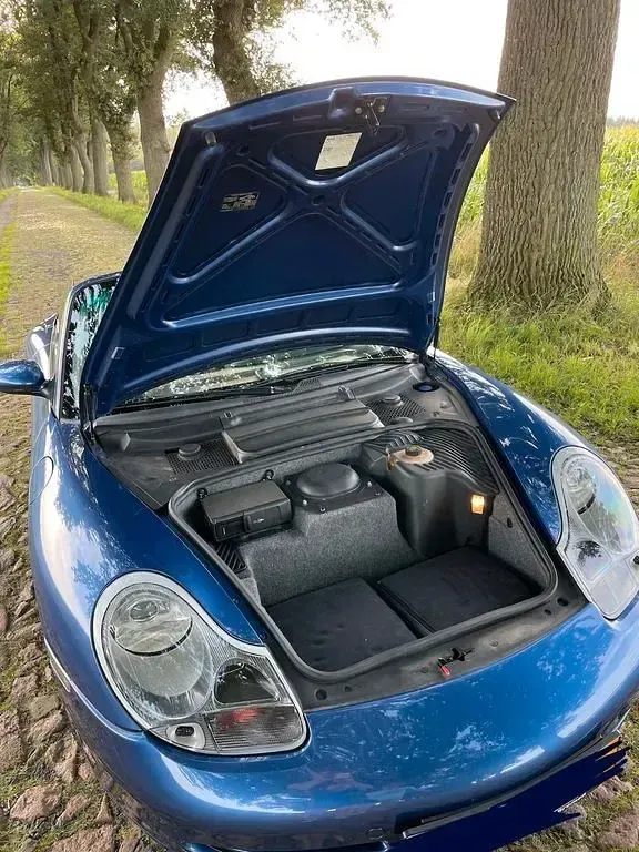 Gebraucht Porsche 911 Carrera 4 Cabriolet 300 PS (220 kW) 1999 Blau Cabrio