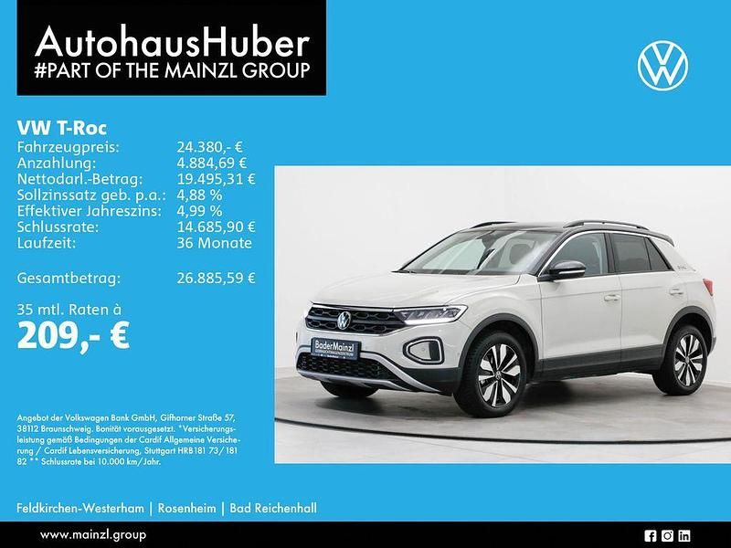 Gebraucht VW T-Roc Goal 150 PS (110 kW) 2025 Ascotgrau/schwarz SUV