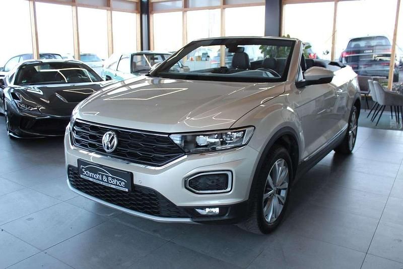 Ivory silver Gebraucht 2020 VW T-Roc Cabriolet Style Cabrio | 22.990 € (Fairer Preis) - Bild 1/4