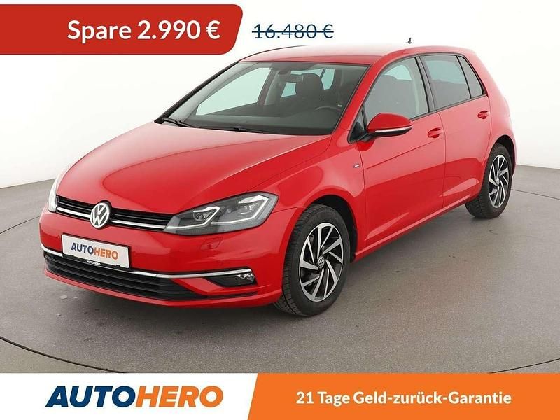 Rot Gebraucht 2019 VW Golf VII Join Limousine | 13.490 € (Superpreis) - Bild 1/3