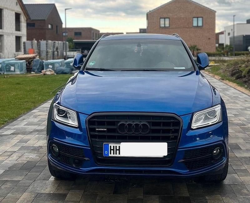 Blau Gebraucht 2017 Audi Q5 S-Line SUV | 22.999 € (Guter Preis) - Bild 1/4