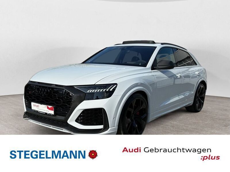 Gletscherweiß metallic Gebraucht 2021 Audi RS Q8 Ambiente SUV | 85.770 € - Bild 1/4