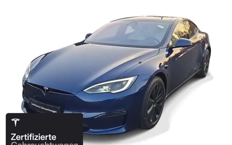 Blau Gebraucht 2024 Tesla Model S Long Range AWD Kleinwagen | 90.500 € - Bild 1/4