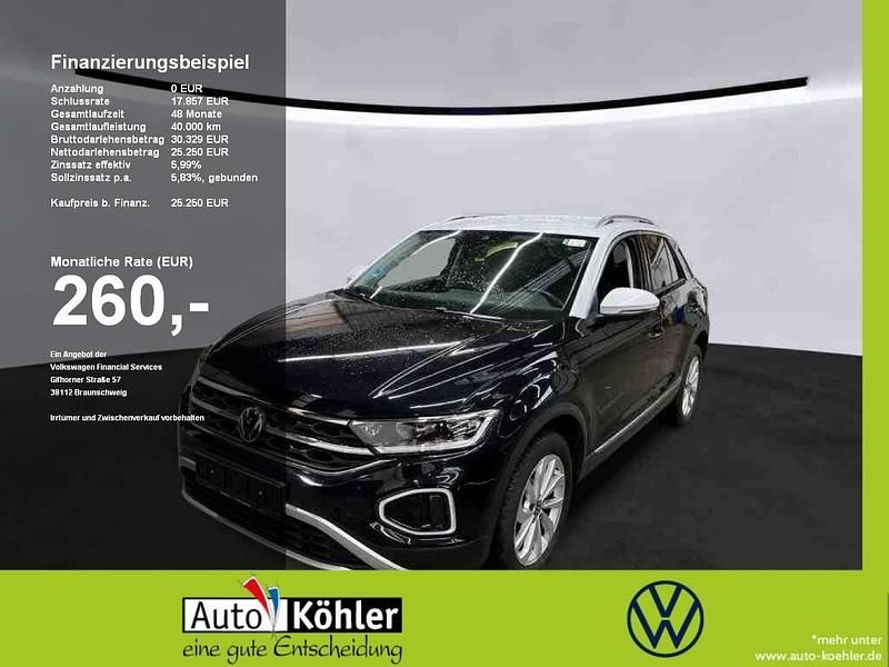 Gebraucht VW T-Roc Style 150 PS (110 kW) 2024 Schwarz SUV