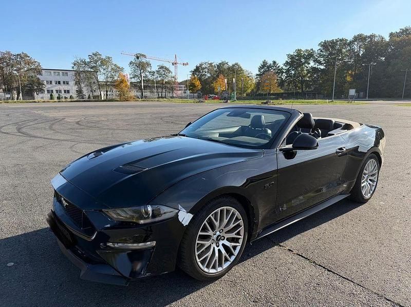 Schwarz Gebraucht 2019 Ford Mustang GT Convertible Cabrio | 28.500 € (Fairer Preis) - Bild 1/4