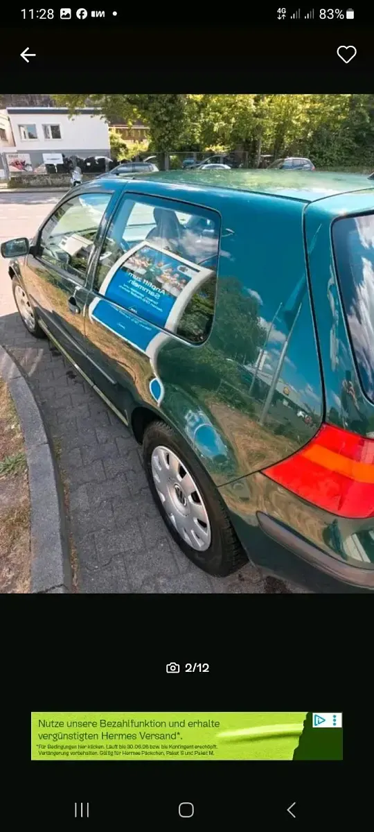 Gebraucht VW Golf IV 75 PS (55 kW) 2002 Gelb Limousine