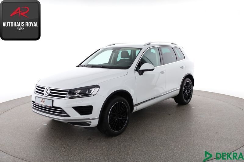 Weiss Gebraucht 2017 VW Touareg Terrain Tech SUV | 27.480 € (Guter Preis) - Bild 1/4