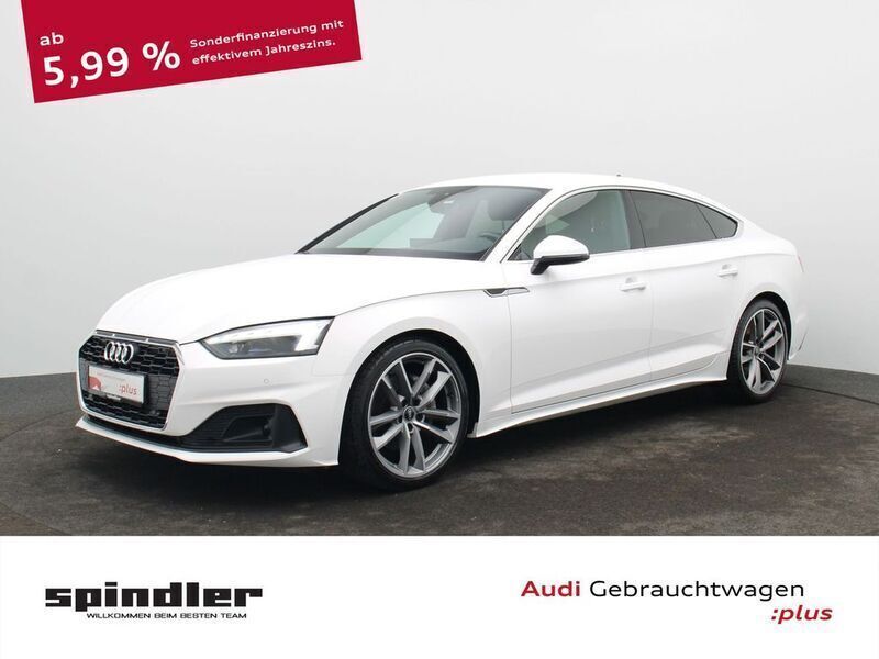 Ibisweiß Gebraucht 2021 Audi A5 Sportback Basis Limousine | 31.880 € (Etwas zu teuer) - Bild 1/4
