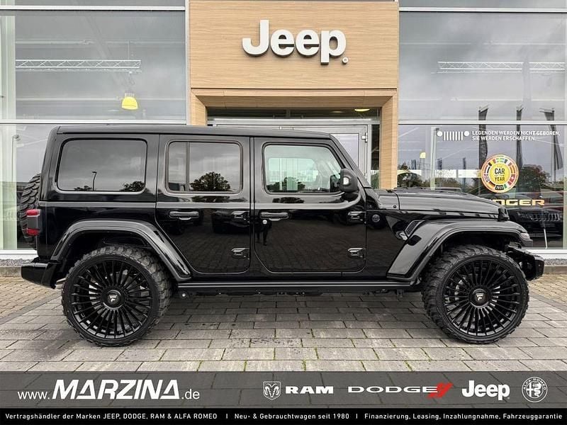 Gebraucht Jeep Wrangler Sahara 272 PS (200 kW) 2024 Schwarz SUV