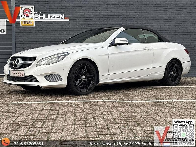 Weiß Gebraucht 2014 Mercedes E220 Prestige Cabrio | 12.450 € (Fairer Preis) - Bild 1/4