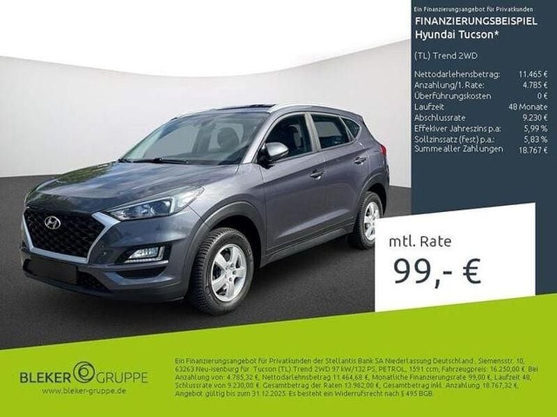 Grau Gebraucht 2019 Hyundai Tucson Trend SUV | 15.180 € (Guter Preis) - Bild 1/3