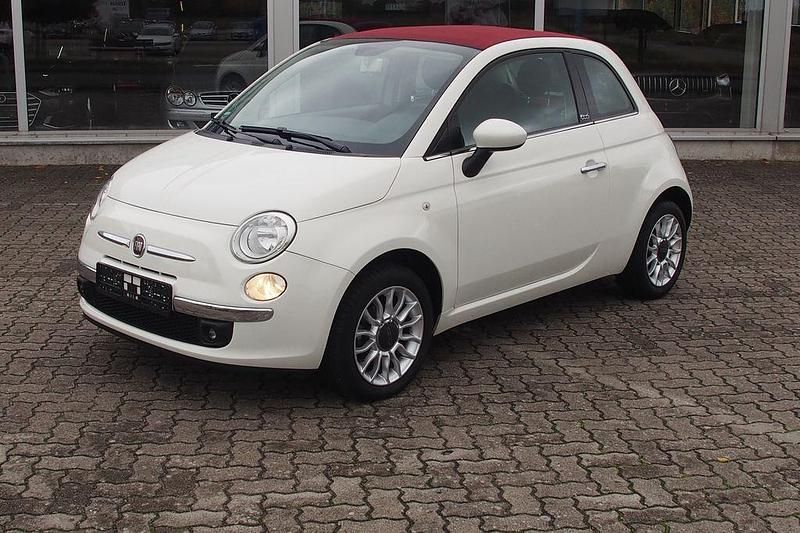 Weiß Gebraucht 2013 Fiat 500C Lounge Cabrio | 7.398 € (Fairer Preis) - Bild 1/4