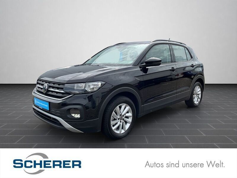 Deep black perleffekt (metallic) Gebraucht 2021 VW T-Cross Life SUV | 22.400 € (Fairer Preis) - Bild 1/4