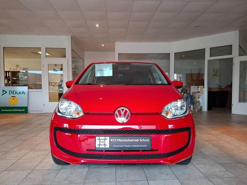 Rot Gebraucht 2014 VW up! move up! Kleinwagen | 4.199 € (Guter Preis) - Bild 1/4
