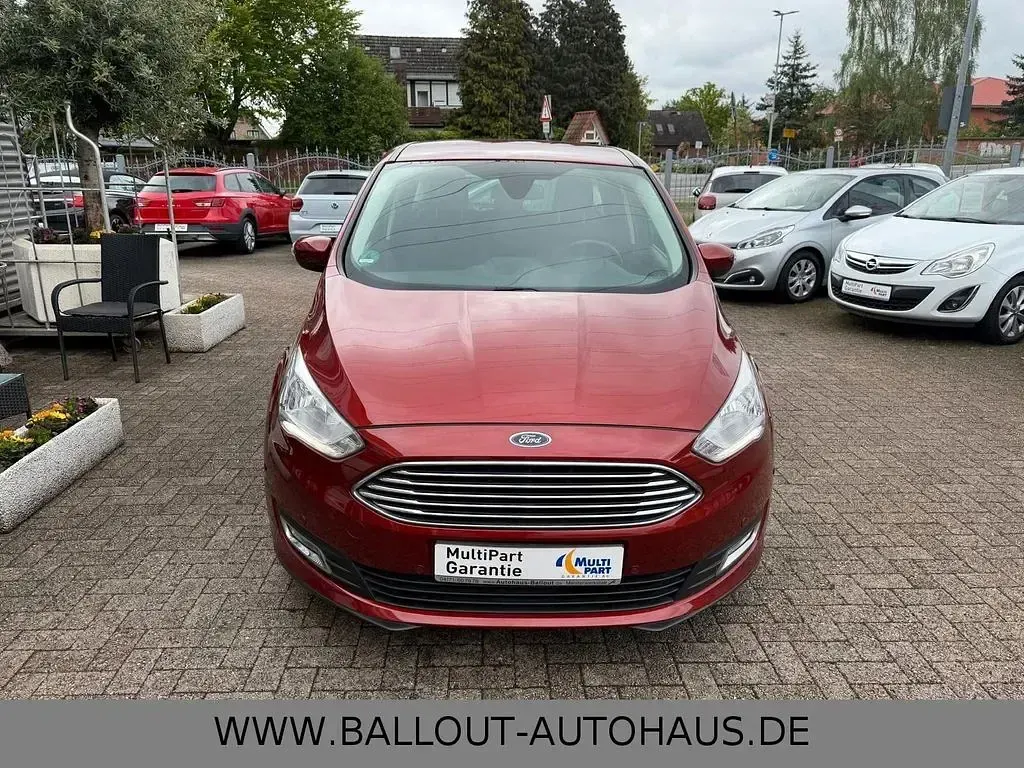 Gebraucht Ford C-MAX Titanium 125 PS (91 kW) 2017 Rot Van / Kleinbus