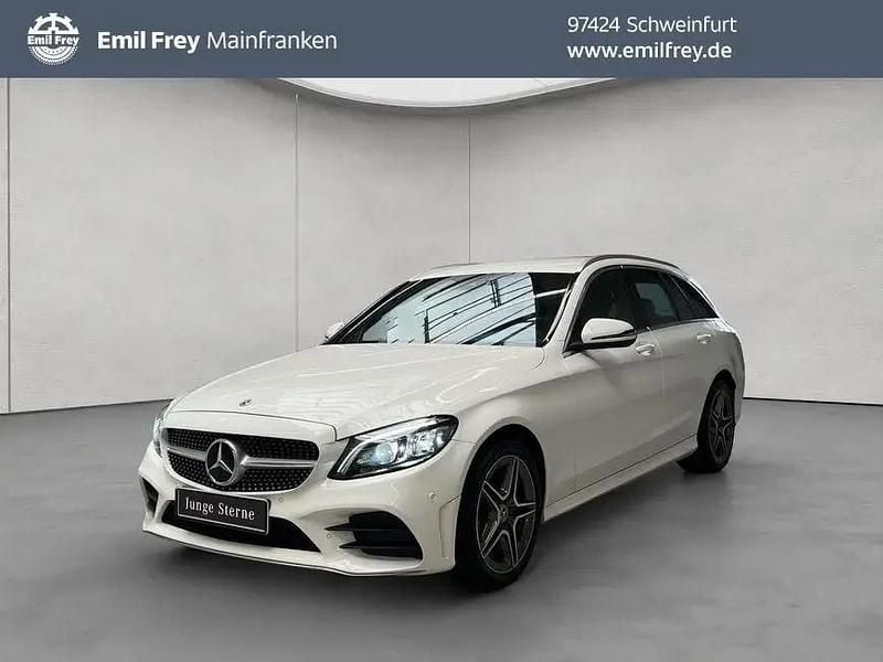 Weiß Gebraucht 2020 Mercedes C220 AMG Kombi | 28.655 € (Teuer) - Bild 1/4
