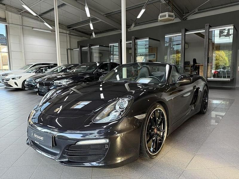 Basaltschwarzmetallic (metallic) Gebraucht 2014 Porsche Boxster Cabrio | 41.990 € (Fairer Preis) - Bild 1/4