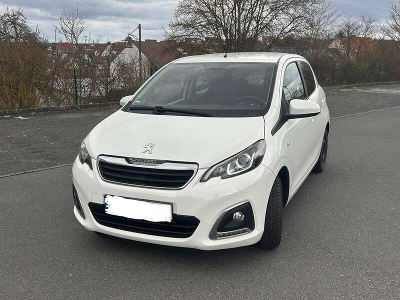 Weiß Gebraucht 2017 Peugeot 108 Allure Kleinwagen | 6.350 € (Fairer Preis) - Bild 1/4