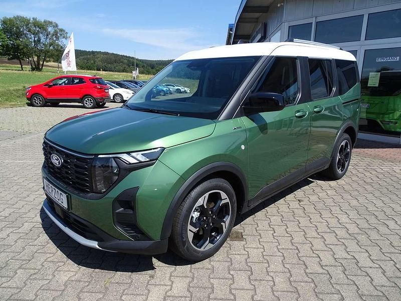 Bursting green / dach weiß Neu 2025 Ford Tourneo Courier Active Van / Kleinbus | 31.980 € (Teuer) - Bild 1/4