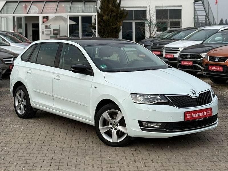 Gebraucht Skoda Rapid Clever 110 PS (80 kW) 2018 Weiß Kleinwagen