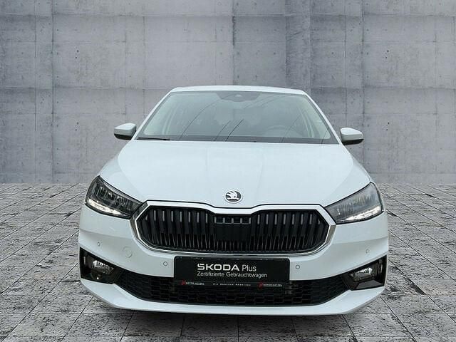 Gebraucht Skoda Fabia Style 110 PS (80 kW) 2023 Moonweiss metallic Kleinwagen