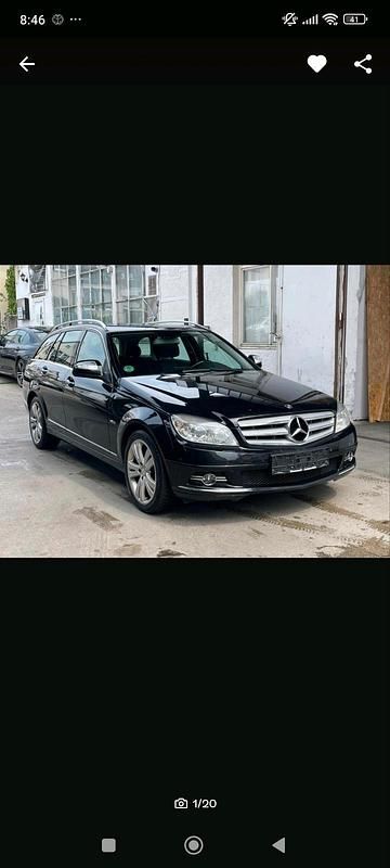 Schwarz Gebraucht 2009 Mercedes C220 Limousine | 5.556 € (Teuer) - Bild 1/4