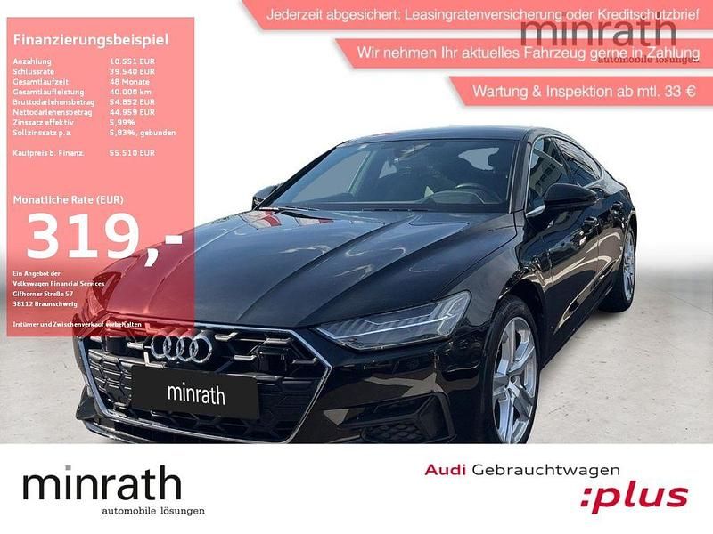 Schwarz Gebraucht 2025 Audi A7 Ambiente Limousine | 55.510 € - Bild 1/4