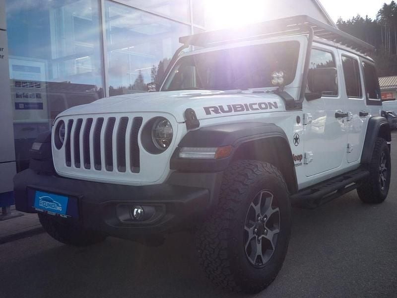 Gebraucht Jeep Wrangler Unlimited Rubicon 200 PS (147 kW) 2019 Weiß SUV