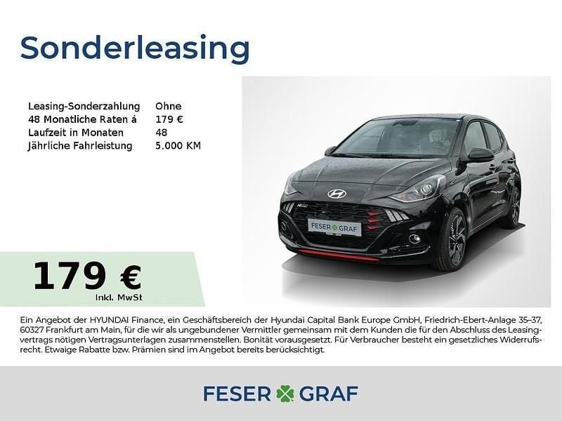 Phantom black Neu 2025 Hyundai i10 N Line Kleinwagen | 21.240 € (Fairer Preis) - Bild 1/4