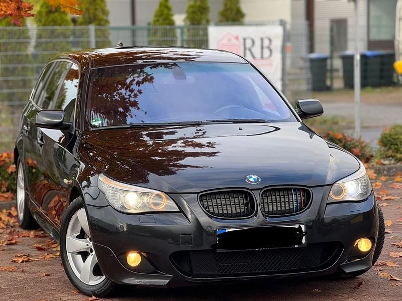 Schwarz Gebraucht 2008 BMW 530 M Sport Kombi | 6.900 € (Superpreis) - Bild 1/4