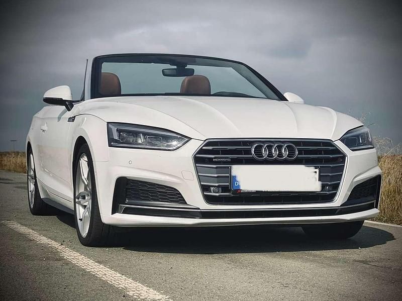 Weiß Gebraucht 2018 Audi A5 Cabriolet Cabrio | 29.500 € - Bild 1/4