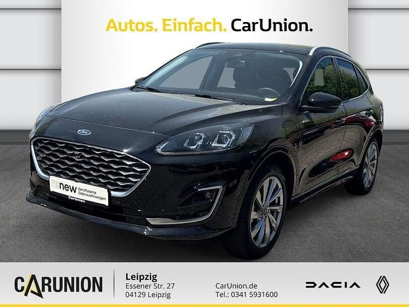 Agate black metallic (schwarz) Gebraucht 2021 Ford Kuga Vignale SUV | 24.990 € (Guter Preis) - Bild 1/4