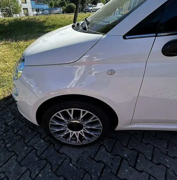 Gebraucht Fiat 500 Lounge 69 PS (50 kW) 2012 Weiß Cabrio