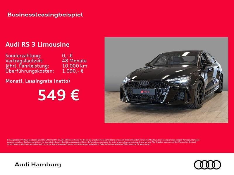 Schwarz Neu 2025 Audi RS3 Sport Kleinwagen | 60.265 € - Bild 1/4